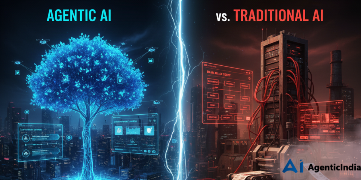 Agentic AI vs Traditional AI: A Simple Breakdown